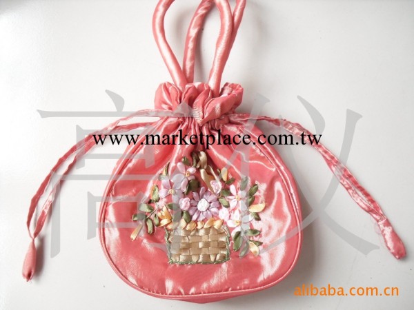 低價供應GY173絲帶繡花包 時尚休閒佈藝手提包包 定做批發直銷工廠,批發,進口,代購