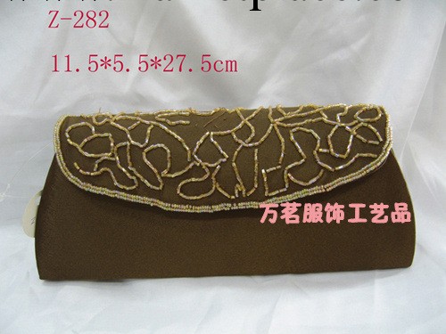 生產出口珠繡化妝包 晚裝包 色丁佈定型包 女士晚宴包工廠,批發,進口,代購