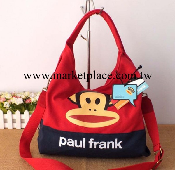 歐美范兒~P*ul *現貨猴子 專櫃同步 正品棉帆佈單肩手提包工廠,批發,進口,代購
