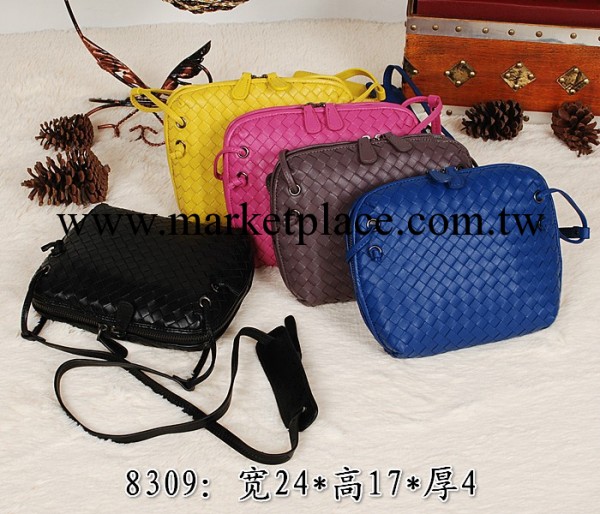 B`V寶`緹嘉8309多色時尚編織女士單肩包斜挎包女士手袋工廠,批發,進口,代購