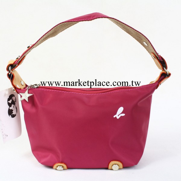 2013潮款化妝包 韓版新款雙層手提包 鉚釘裝飾休閒女小包批發工廠,批發,進口,代購