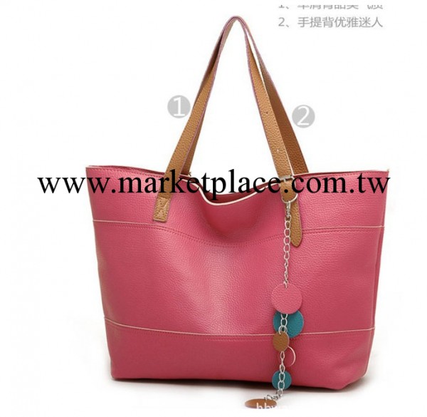 廠傢直銷2013春季新款彩色韓版時尚休閒大包單肩手提女包M88工廠,批發,進口,代購