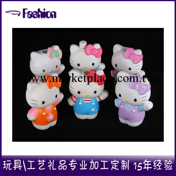 Hello Kitty搪膠公仔 塑膠玩具訂制 塑料卡通公仔 塑膠制品廠定制工廠,批發,進口,代購