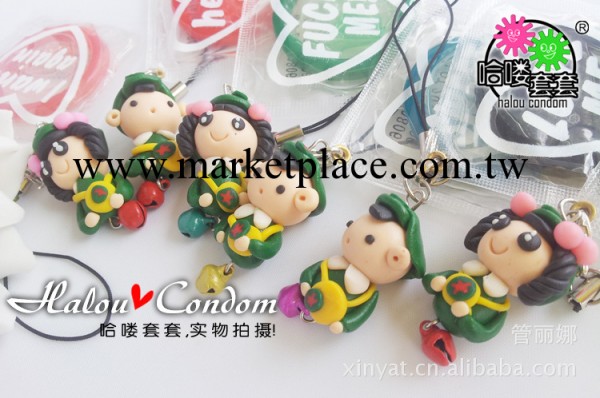 創意禮品安全套 軍營娃娃可愛掛件避孕套 夫妻情趣用品批發工廠,批發,進口,代購