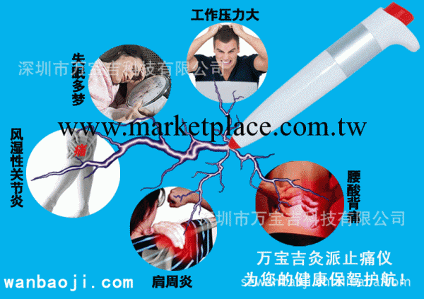 廠傢直銷萬寶吉灸派按摩器工廠,批發,進口,代購