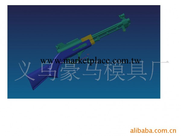 供應塑料玩具槍註塑模具加工(圖)工廠,批發,進口,代購