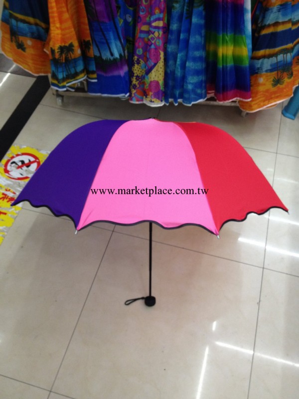 彩虹韓國公主雨傘創意折疊晴雨傘防曬防紫外線遮陽太陽傘327 雨傘批發・進口・工廠・代買・代購