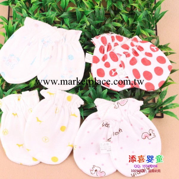 批發嬰兒用品 寶寶手套 嬰幼兒全棉護手套 防抓手套 伊戴爾 2022工廠,批發,進口,代購