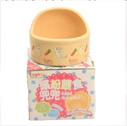 長期經銷 繽紛喂食兜兜（大口）淺橙色 小寵物用品工廠,批發,進口,代購