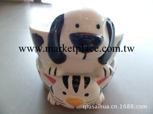 【庫存陶瓷】狗碗 卡通陶瓷寵物用品 現貨 外貿原單工廠,批發,進口,代購