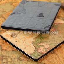iPad 2 3蘋果個性地圖保護皮套 smart cover 支架式休眠皮套 配件工廠,批發,進口,代購