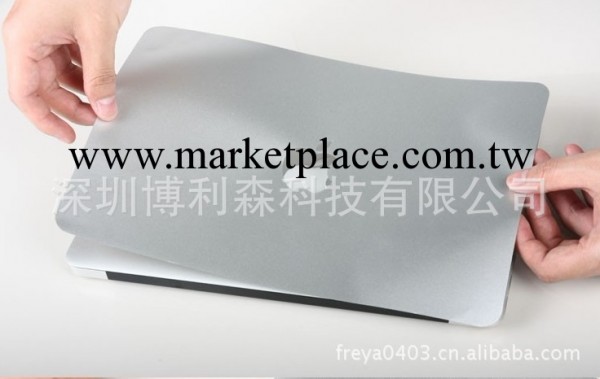 macbook 15retina金屬3m原色外殼膜 apple機身貼 am面上下蓋工廠,批發,進口,代購
