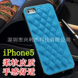 廠傢直銷 蘋果iphone5小羊皮手機殼 電鍍外殼 手機保護套工廠,批發,進口,代購