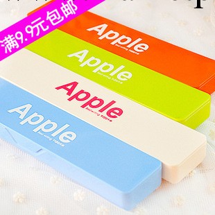 F006 天卓apple文具盒 迷你鉛筆盒 學生獎品筆盒糖果色收納盒工廠,批發,進口,代購