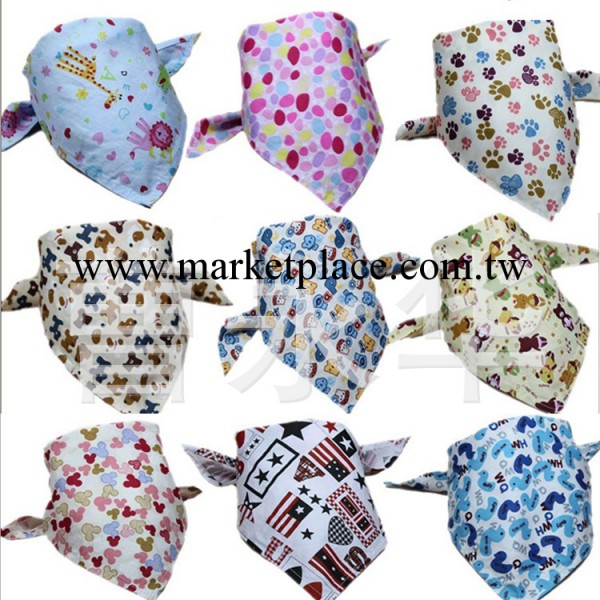 嬰兒用品 萊卡棉寶寶口水巾/兒童帶扣三角巾 潮寶必備 圍嘴 1745工廠,批發,進口,代購