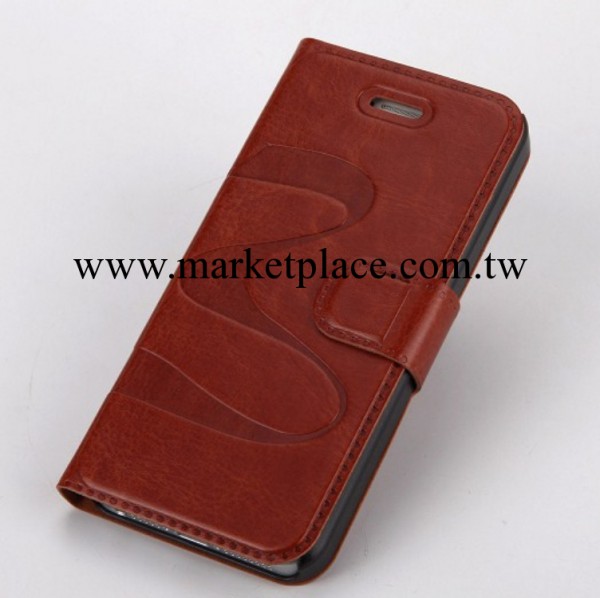 蘋果iPhone5 保護套 真皮手感 iPhone5皮套 商務奢華瘋馬紋手機殼工廠,批發,進口,代購