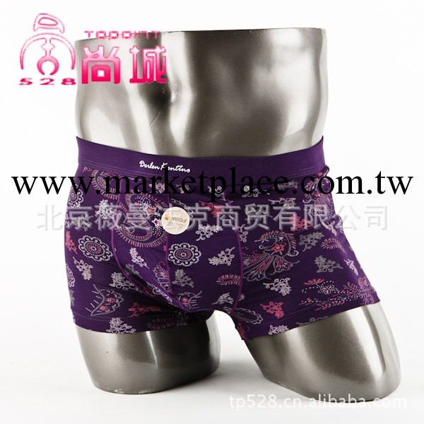 DK男式單條盒裝褲莫代爾內褲圖騰古典花紋男士短褲/短褲批發8305工廠,批發,進口,代購