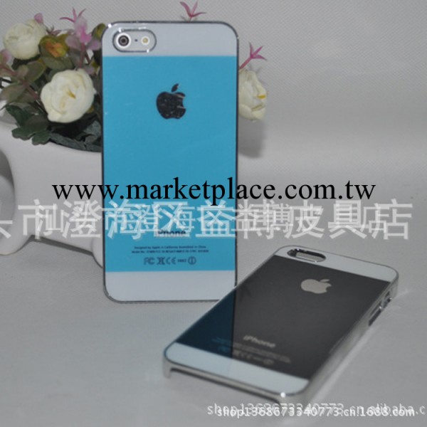 iphone5S手機殼 蘋果5雙色鏡面保護殼 iphone5防刮花亞克力手機套工廠,批發,進口,代購