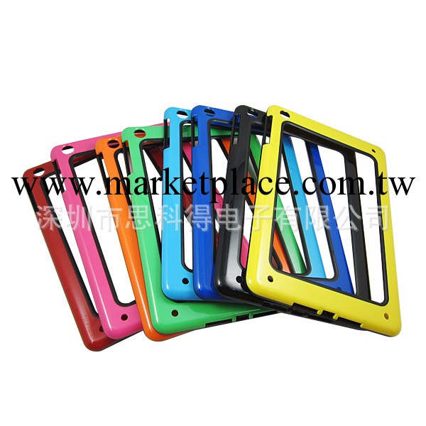 新款 蘋果ipadmini 保護殼 ipad mini 雙色邊框保護殼 彩色邊框工廠,批發,進口,代購