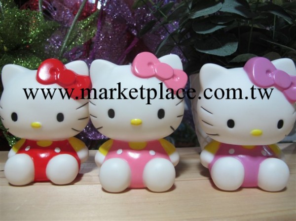 聖誕禮品hello kitty 凱蒂貓坐式手辦pvc搪膠存錢罐10CM 圖樣定做工廠,批發,進口,代購