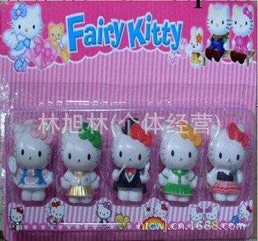 批發小女孩玩具 Hello Kitty公仔 3寸帶燈凱蒂貓5隻裝(D8)工廠,批發,進口,代購