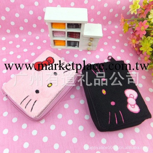 熱銷hello kitty精美簡約三折錢包 KT女款錢夾 KT卡通名片夾工廠,批發,進口,代購
