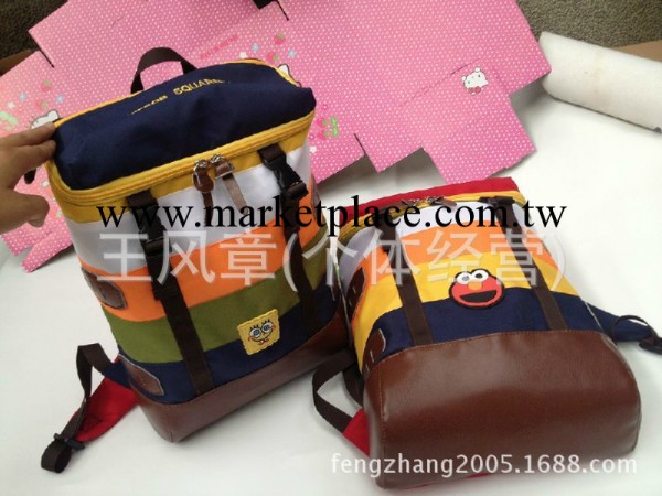 13秋新款韓國專櫃外貿原單芝麻街卡通書包支持驗貨工廠,批發,進口,代購
