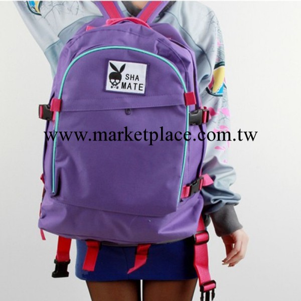 【廠傢直銷】2013 新款時尚韓版雙背包學生書包情侶雙背包旅行包工廠,批發,進口,代購
