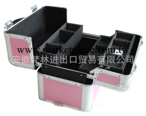 婚禮禮贈品供應鋁合金化妝箱/首飾箱/雙開3層化妝箱婚箱工廠,批發,進口,代購