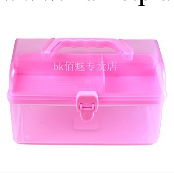 獨暢團#美甲工具箱 美甲用品收納整理箱 化妝箱（中號）工廠,批發,進口,代購