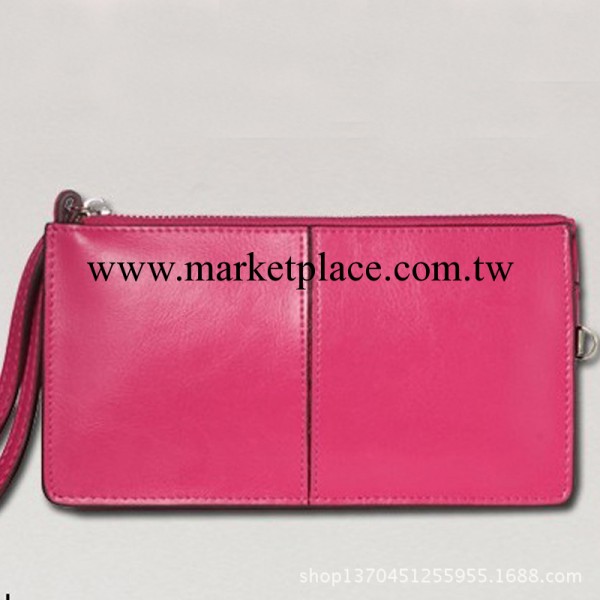 2013新款 韓版時尚休閒真皮女士單拉錢包 大容量多功能手拿包工廠,批發,進口,代購