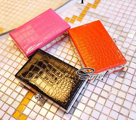 韓國時尚新款手拿包 手拿小包 鱷魚紋手包 女包 宴會包配鏈條肩帶工廠,批發,進口,代購