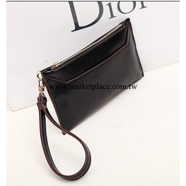 日韓新款小牛皮手拿包 真皮手拿包包批發 女士真牛皮手提包工廠,批發,進口,代購