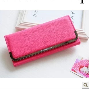 2013韓版新款 女士 可愛拉鏈長款錢包 手拿包多卡位女錢包批發工廠,批發,進口,代購