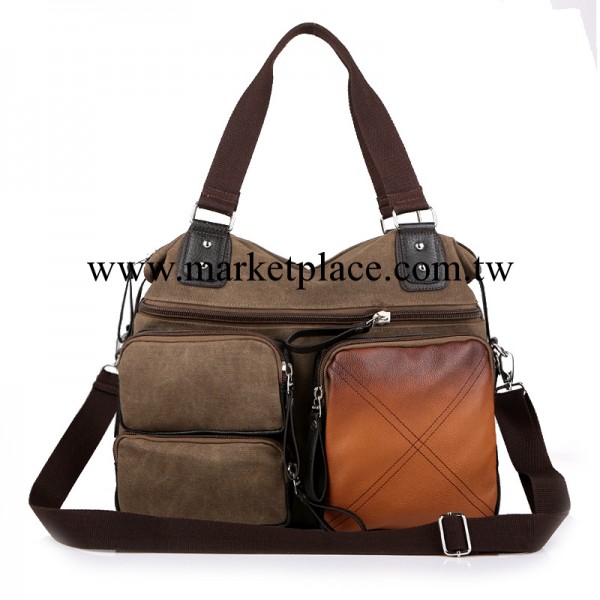 帆佈包男單肩斜跨手提男士休閒背包英倫復古潮包韓版男包學生包工廠,批發,進口,代購