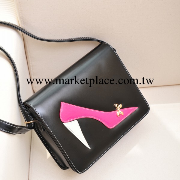 2013新款韓版英倫復古潮包包時尚撞色女包單肩斜跨手提021工廠,批發,進口,代購