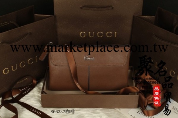 工廠貨源原版皮 古奇歐美牛皮男士包 真皮手拿包 手抓包 866332工廠,批發,進口,代購