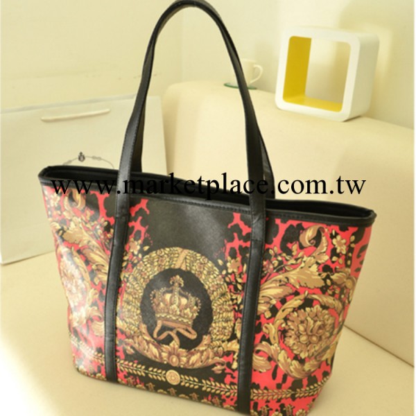 2013潮女韓版新款噴塗大包單肩手提包時尚休閒女包工廠,批發,進口,代購