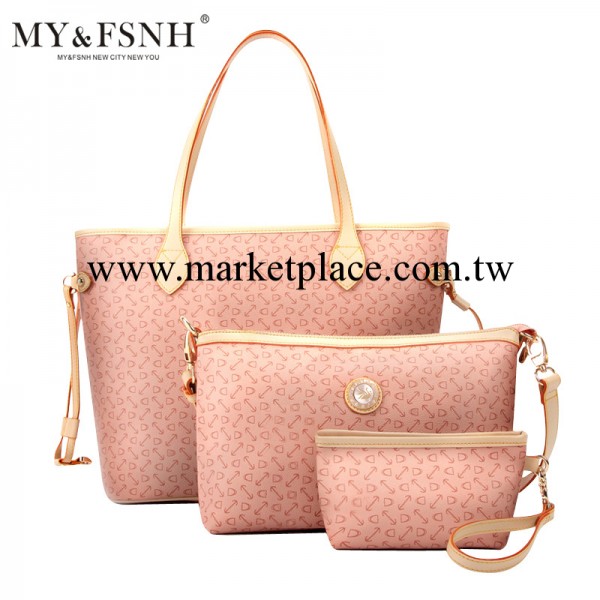 米緹貝蒂女士手提單肩包包歐美潮包2013女包新款夏季三件套子母包工廠,批發,進口,代購