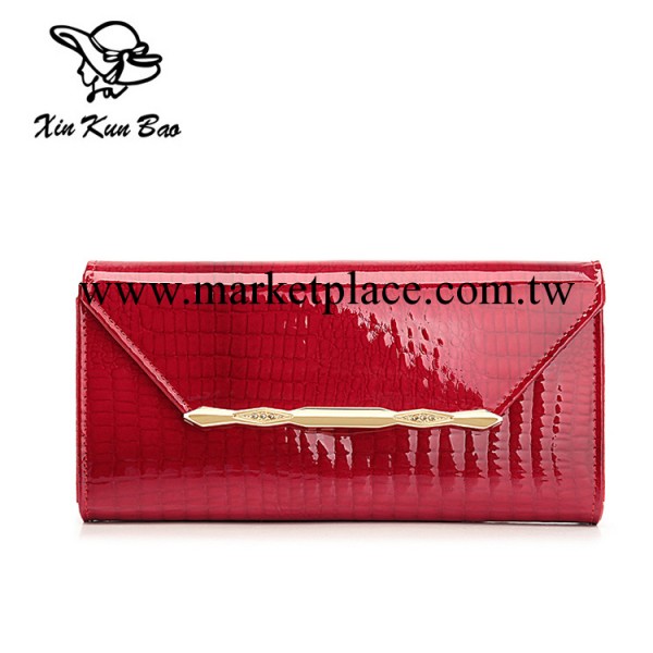 年終大促 歐美復古手拿包長款錢包帶鉆pu錢夾 錢包工廠,批發,進口,代購
