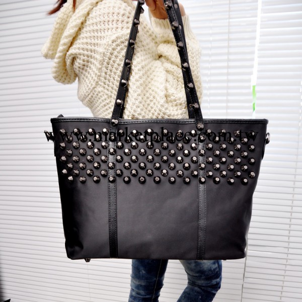 批發淘寶一手貨源女包包鉚釘包2013新款韓版休閒單肩手提包斜跨工廠,批發,進口,代購