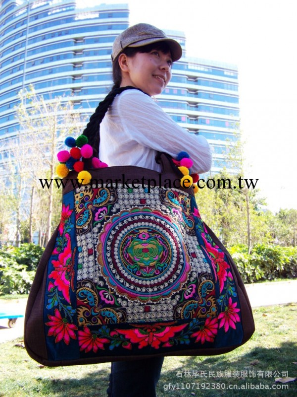 女式民族風繡花包 2013新款時尚手提包斜挎包單肩女 歡迎您的購買工廠,批發,進口,代購