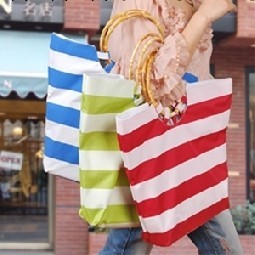 日式傢居自然元素手提包 條紋時尚包 B300G工廠,批發,進口,代購