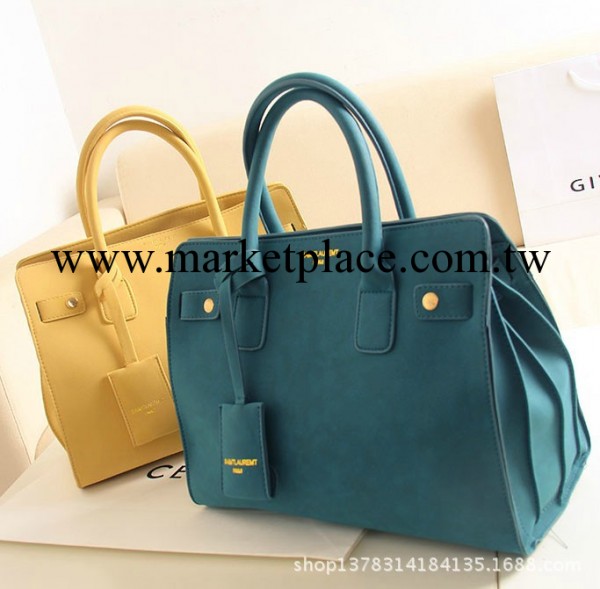 2013新款歐美大包包 磨砂單肩包大牌OL潮斜跨單肩手提女包定型包工廠,批發,進口,代購