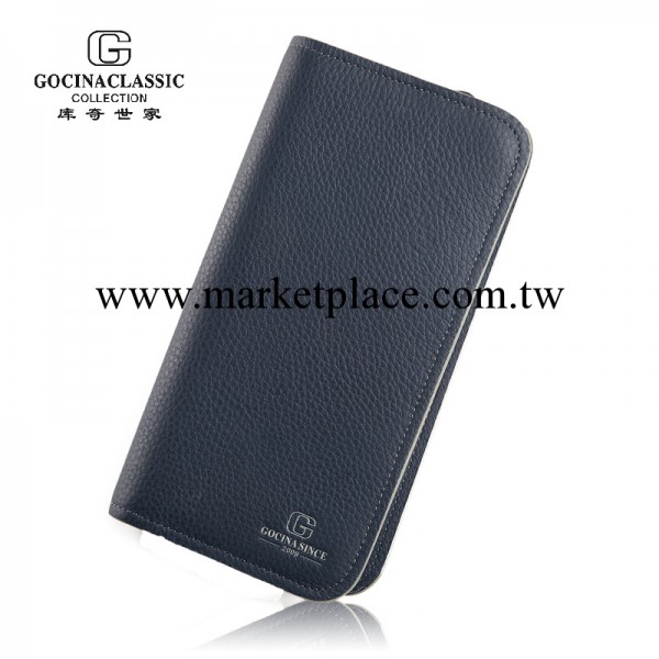 庫奇世傢歐美2013新款錢包男士長款錢包牛皮錢夾手拿包多卡位皮夾工廠,批發,進口,代購