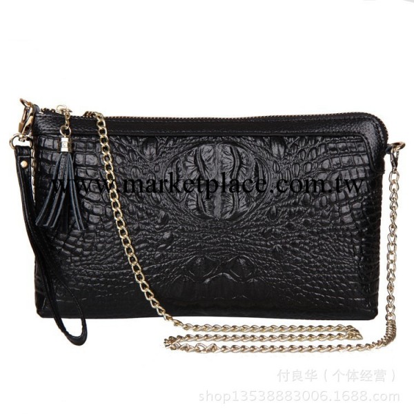 2013新款韓版時尚真皮女士手拿斜挎包牛皮復古手抓包晚宴包可單肩工廠,批發,進口,代購