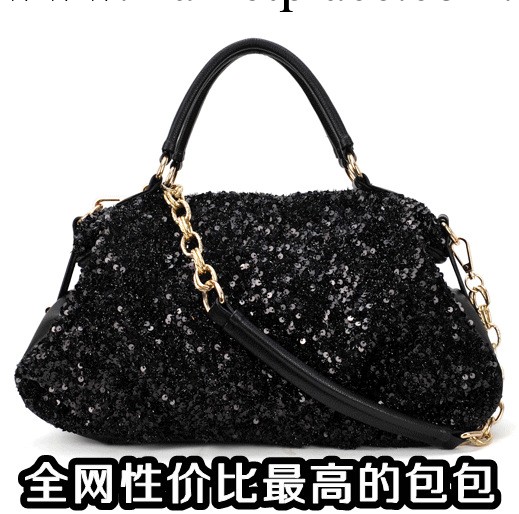 秋冬2013新款包包批發歐美亮片女包通勤鏈條包單肩斜挎包手提包工廠,批發,進口,代購