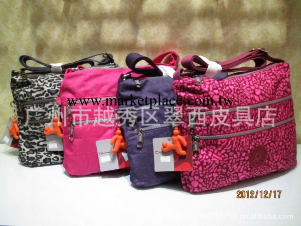 2012暢銷吉普林Kipling 經典款 輕便休閒單肩斜挎包工廠,批發,進口,代購