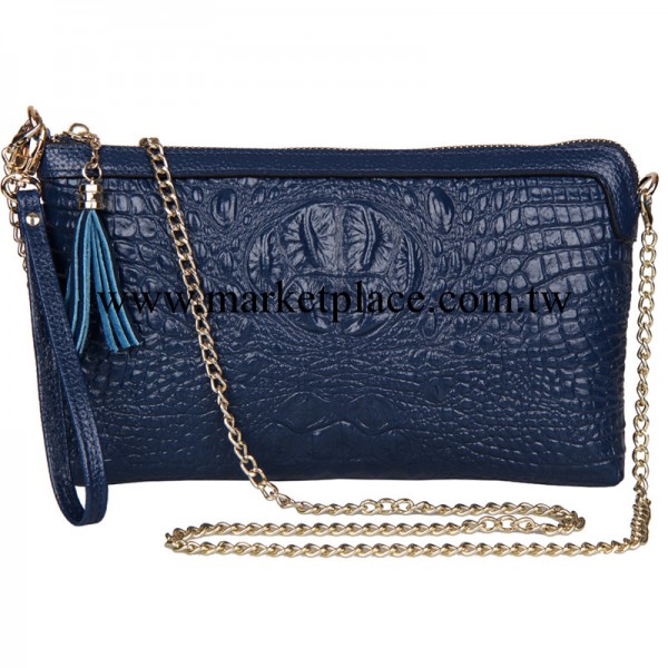 2013新款歐美晚宴女式手拿包鱷魚紋牛皮單肩斜挎包女包工廠,批發,進口,代購