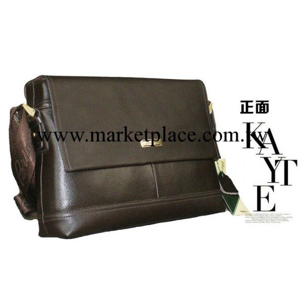 專業供應穩重百搭佈萊奧尼牛皮單肩包 時尚大氣斜挎包 高檔商務包工廠,批發,進口,代購